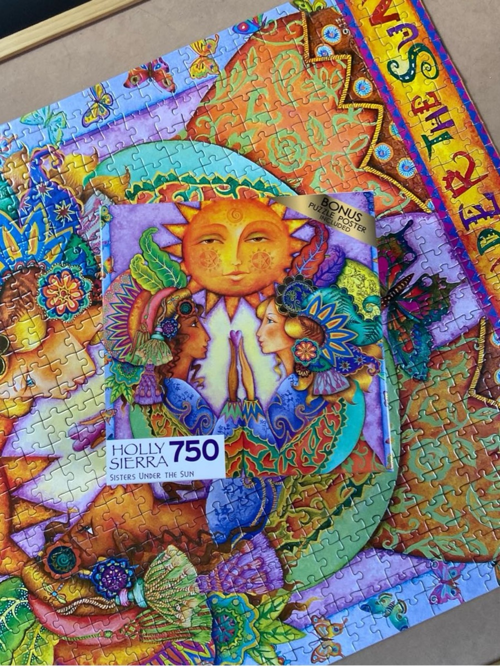 Holly Sierra 'Sisters Under the Sun' 750-Piece Puzzle (2021) RoseArt